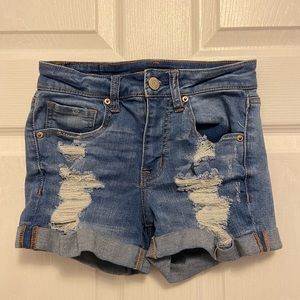 AEROPOSTALE High Waisted Midi Shorts